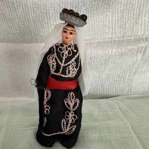 Vintage European Doll/ Figurine, 7” tall